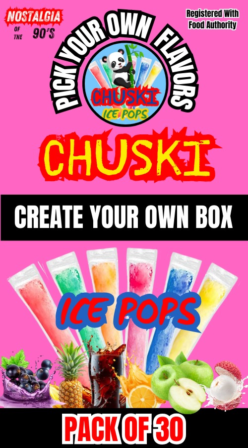 PICK YOUR OWN FLAVORS PACK OF 30 ICE POPS - Rs. 800